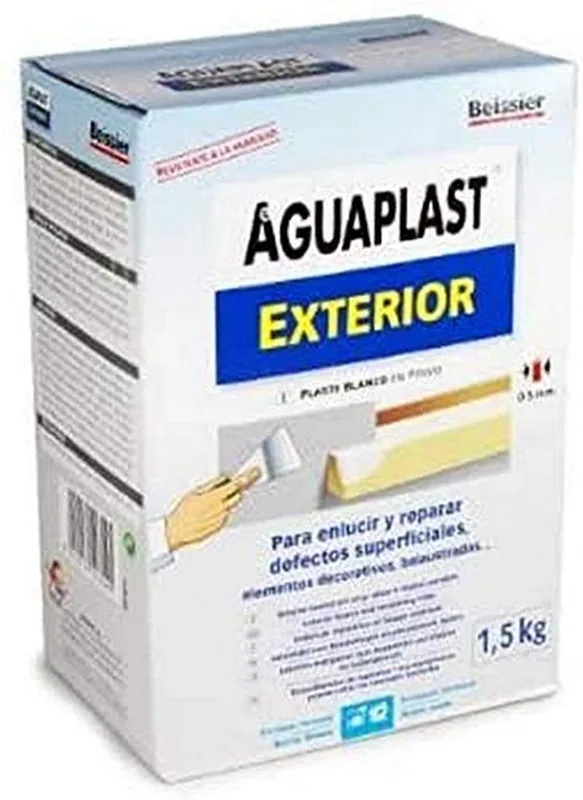 Beissier M28043 Aguaplast exterior reparador en polvo 1 5 kg - pack de 2 unidades