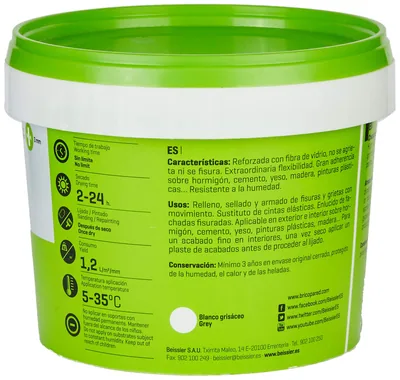 Beissier M105481 Aguaplast fibra tarro 750 ml - 1 unidad – foto 1