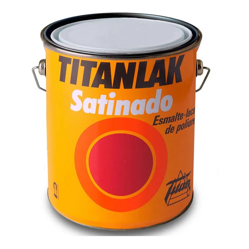 Titanlak Esmalte laca sintética satinado blanco 4 l