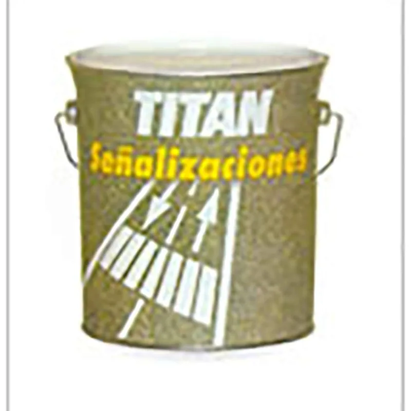 Titan Decoración señalización amarilla 4l