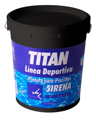 Titan Piscines Sirène pintura al agua mate azul 4 l – foto 1