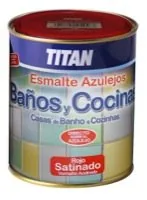 Titan pintura cocinas y baños blanco 4 l
