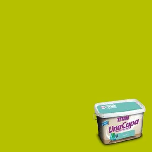 Titan 69635305 Pintura plástica mate verde clorofila una capa