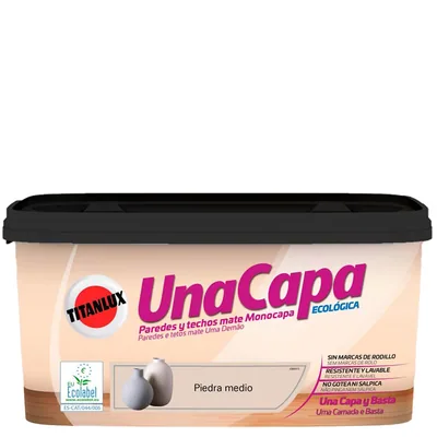 Titanlux una capa piedra media 4 L