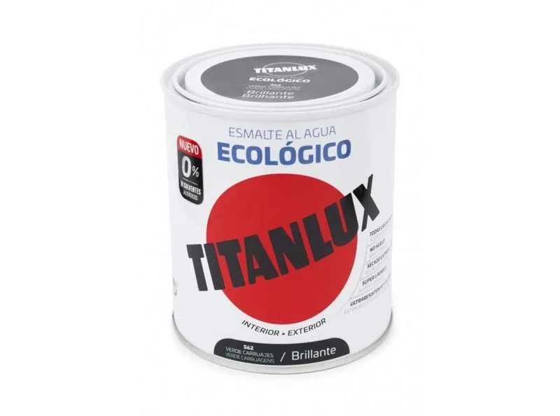 Titanlux Esmalte acrílico ecológico verde carruajes 750 ml