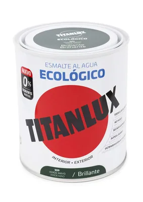 Titanlux 00T055934 esmalte agua ecológico brillante verde 750 ml – foto 1