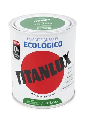 Titanlux 00T051634 esmalte agua ecológico brillante verde 750 ml – foto 1