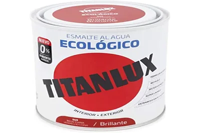 Titanlux 00T056534 esmalte agua ecológico brillante rojo 750 ml – foto 1