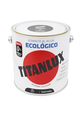 Titanlux 01T056725 esmalte agua ecológico satinado negro 2,5 l – foto 1