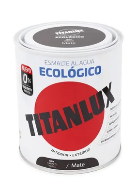 Titanlux 01T054434 esmalte agua ecológico satinado tabaco 750 ml – foto 1