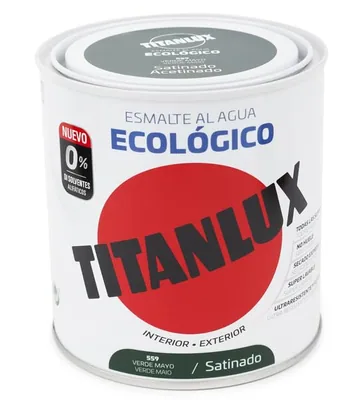 Titanlux 01T055934 esmalte agua ecológico satinado verde 750 ml – foto 4