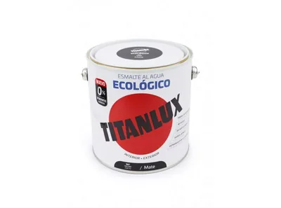Titanlux 02T056725 esmalte eco mate negro 2,5 l