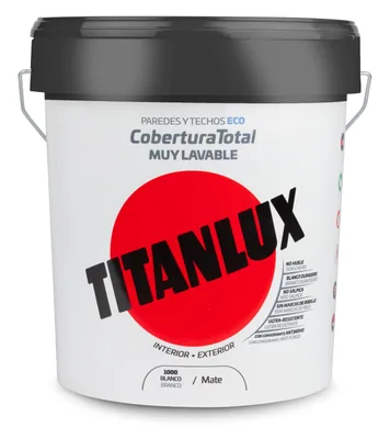 Titanlux pintura plástica cobertura total blanco 4 L