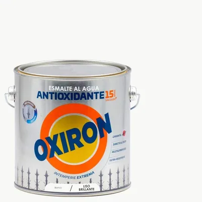 Oxiron Esmalte antioxidante al agua liso brillante tabaco, 750 ml – foto 2