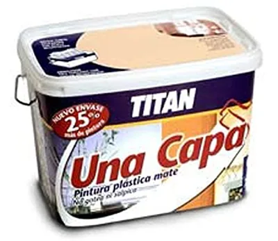 Titan pintura Una Capa plástica verde 2,5 l