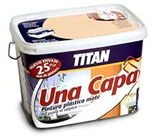 Titan Pintura Una Capa plástica verde 2,5 l