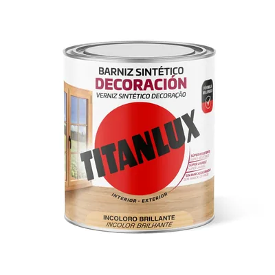 Titan Barniz sintético decoración brillante incoloro 750ml M10100034