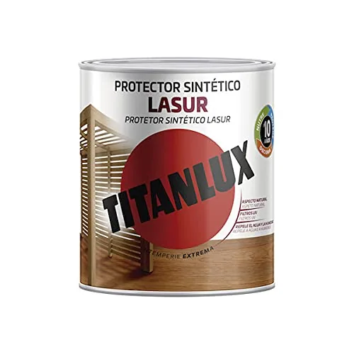Titan Titanlux lasur protector sintético castaño/3801 satinado 750 ml