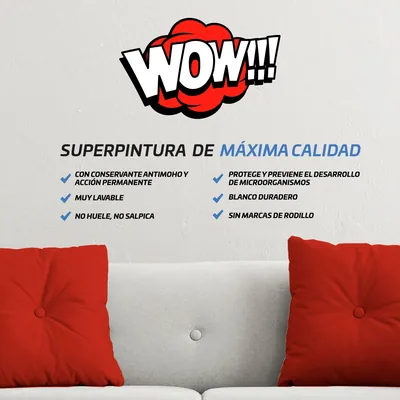 Titanlux Cobertura Total Protect pintura paredes antibacterias blanco 12,5 l – foto 1
