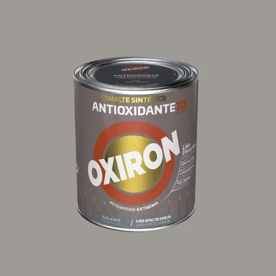 Oxiron Esmalte antioxidante liso efecto forja gris acero, 750 ml – foto 1