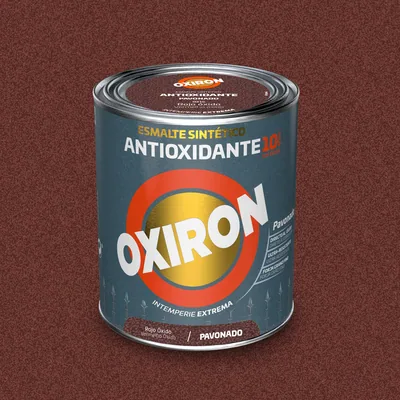 Oxiron Esmalte antioxidante pavonado rojo óxido, 750 ml – foto 1