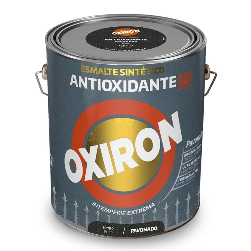 Oxiron Esmalte antioxidante pavonado negro, 4 l