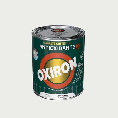 Oxiron Esmalte antioxidante liso satinado blanco, 750 ml – foto 1