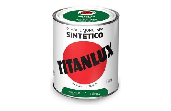 Titanlux Esmalte sintético brillante verde hierba 750 ml