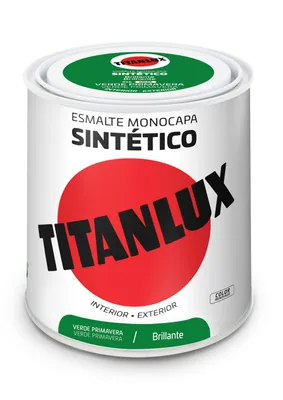 Titanlux Esmalte sintético brillante verde primavera 750 ml – foto 1