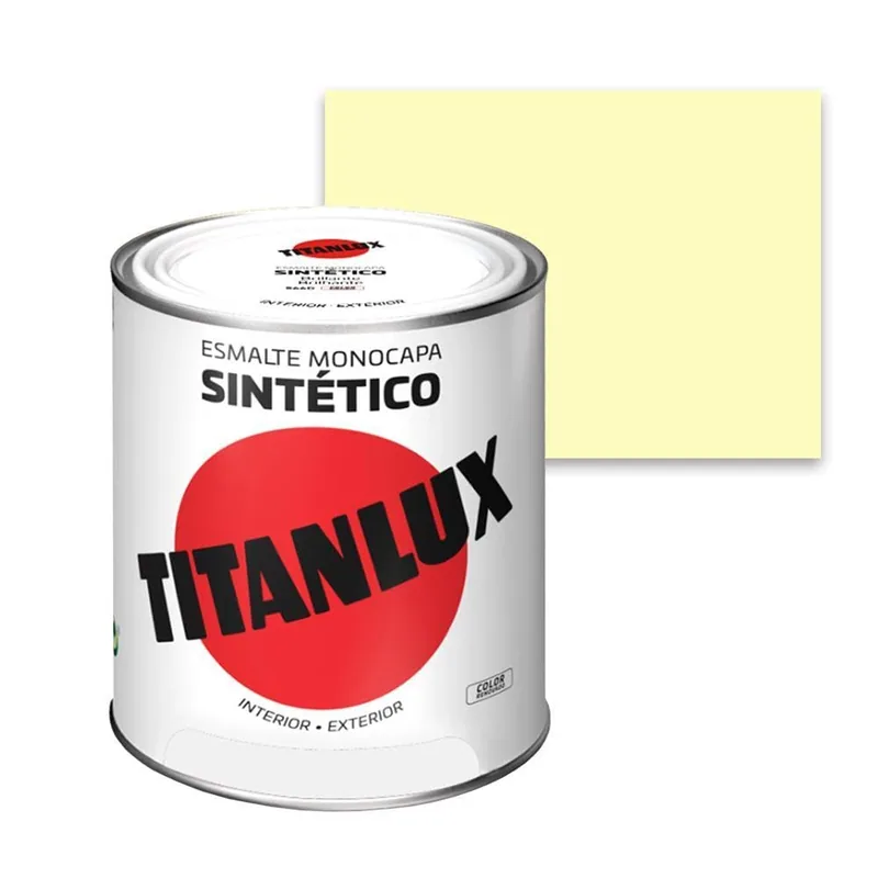 Titanlux Esmalte sintético brillante marfil 750 ml