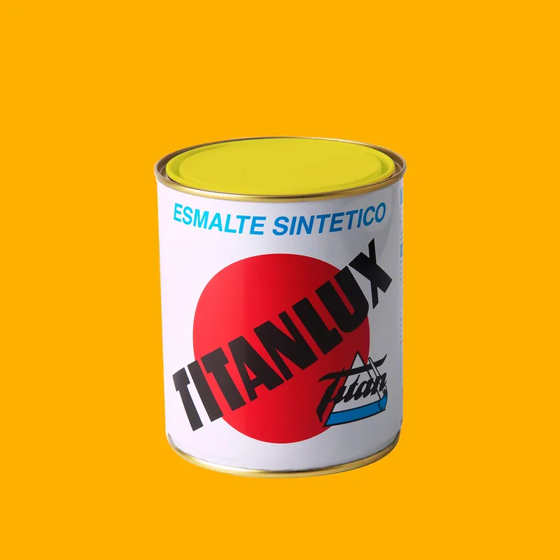Titanlux Esmalte sintético brillante amarillo real 750 ml