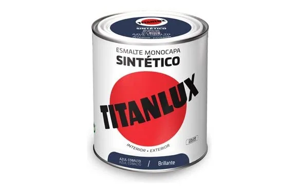 Titanlux Esmalte sintético brillante azul cobalto 750 ml