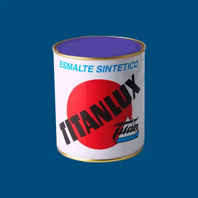 Titanlux Esmalte sintético brillante azul marino 750 ml – foto 1