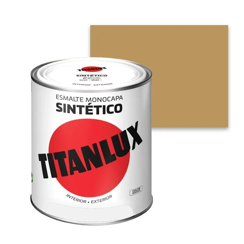 Titanlux Esmalte sintético brillante beige 750 ml