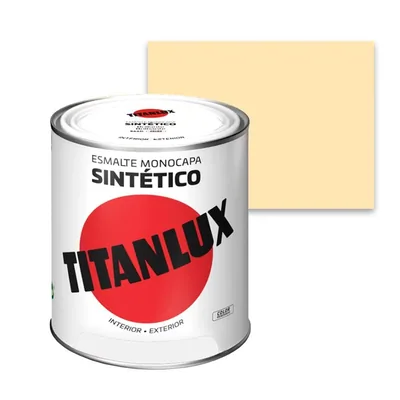 Titanlux esmalte sintético brillante crema 750 ml