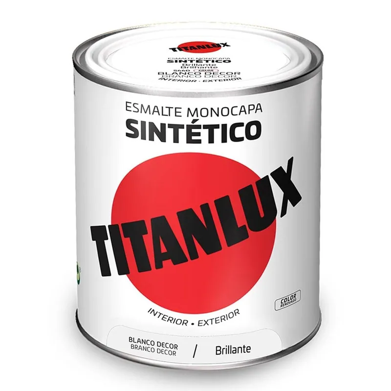 Titanlux Esmalte sintético brillante blanco decorativo 750 ml