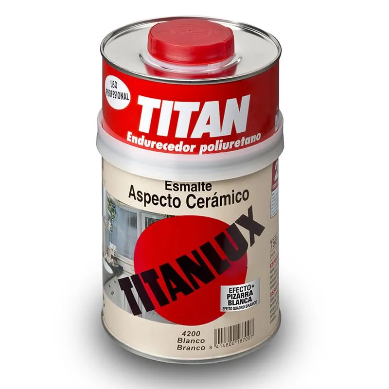 Titanlux Esmalte ASP cerámico blanco satinado 750 ml