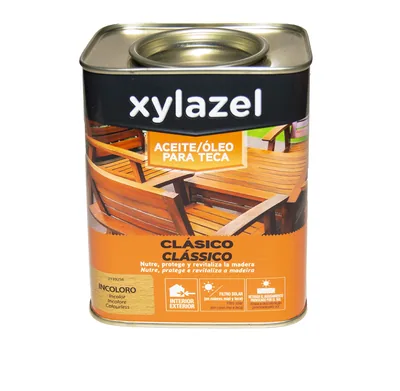 Xylazel Aceite para teca incoloro 750 ml – foto 2