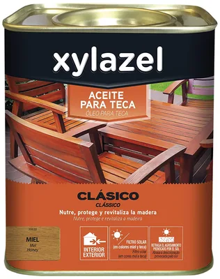 Xylazel aceite para teca miel 750 ml