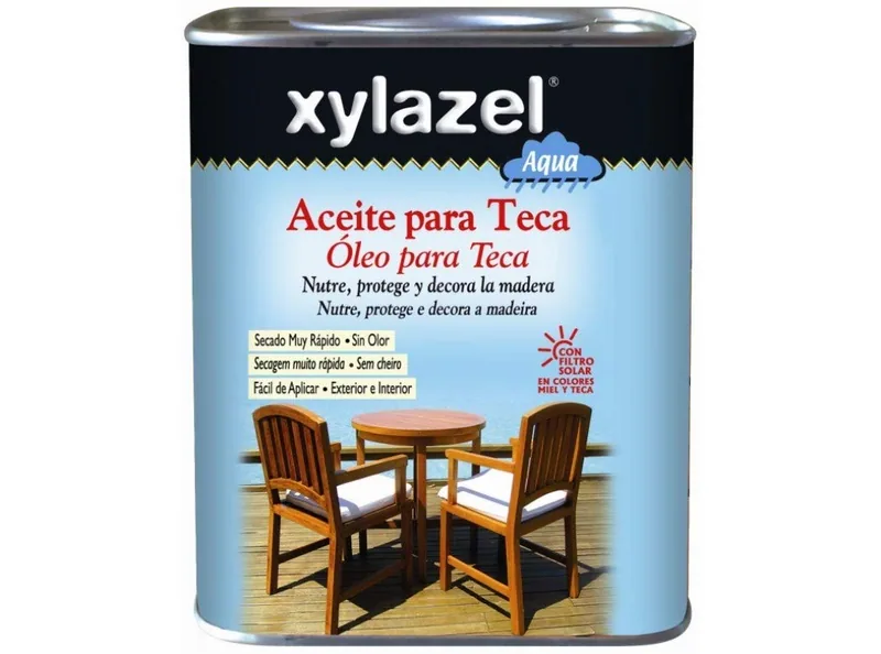 Xylazel Aceite teca aqua miel 0,750 L