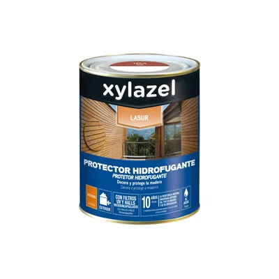 Xylazel 2163003 lasur protector hidrofugante satinado teca 750 ml – foto 2