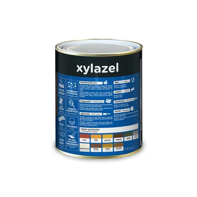 Xylazel 2163003 lasur protector hidrofugante satinado teca 750 ml – foto 5