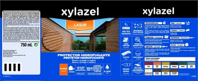 Xylazel 2163003 lasur protector hidrofugante satinado teca 750 ml – foto 1