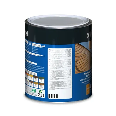 Xylazel 2163104 lasur protector hidrofugante satinado pino 2,5 L – foto 5