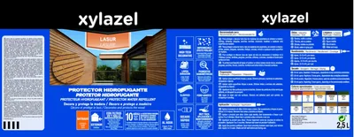 Xylazel 2163104 lasur protector hidrofugante satinado pino 2,5 L – foto 1