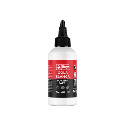 Rayt 038-03 Botellín de cola blanca súper fuerte para madera 125gr (pack de 4)