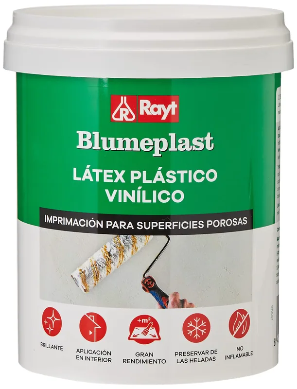 Blumeplast Rayt 156-09 M-10: Látex plástico 1kg - pack de 2 unidades