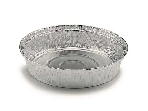 Cealkö Envase de aluminio redondo para medio pollo 1.025cc