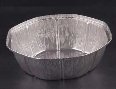  100 envases de aluminio ovalados para pollo S2600 25x19x9 cm