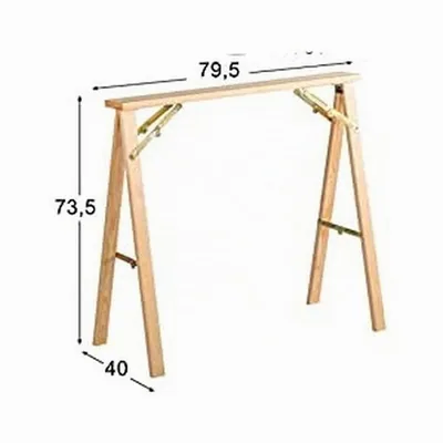 Astigarraga Caballete de pino macizo plegable Kipli – foto 3